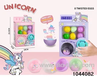 Unicorn Twist Egg Ball in window box