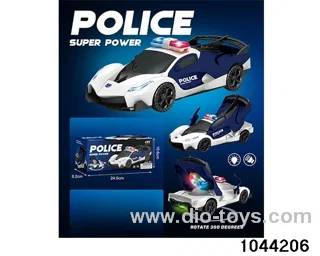 Ferrari police car deformation vehicle in color box