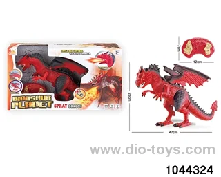 Simulation of Western dragon fire infrared remote control, spray, sound, lighting in window box