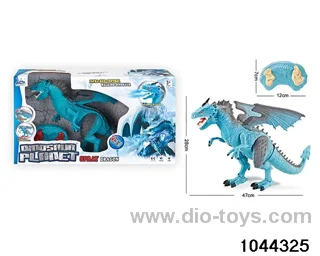Simulation of Western dragon fire infrared remote control, spray, sound, lighting in window box