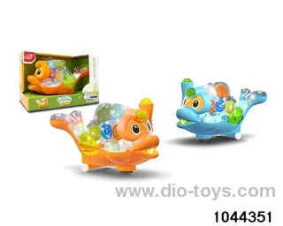 OPEN WINDOW BOX ELECTRIC TRANSPARENT TOOTH DOLPHIN FISH IN WINDOW BOX