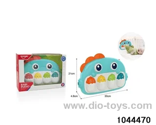 Dinosaur Foot Pedal Musical Piano Children's Enlightenment Early Education Toy Baby Comfort Toy Creative Toy in window box