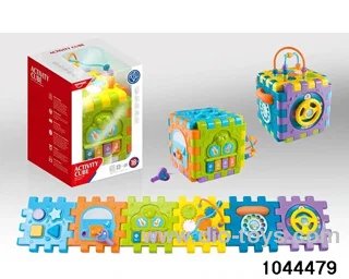 (GCC) puzzle assembled hexahedron children's enlightenment early education toy mother baby toy baby pacify toy creative toy in window box
