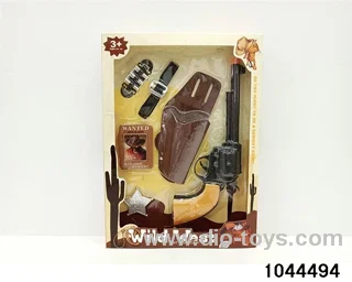Cowboy gun suit in window box