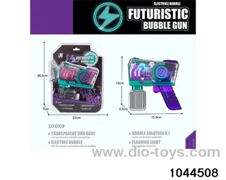 Transparent Fashion Bubble Machine in clam shell