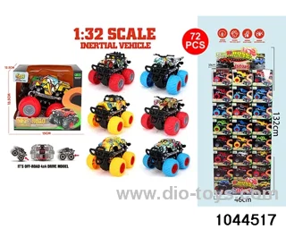 Off road 4WD inertial stunt vehicle in PVC box