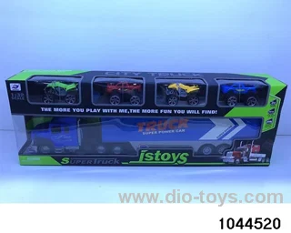 Inertia container (with 4 cars) in display box