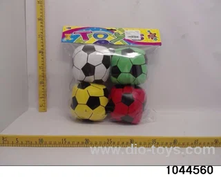 (GCC) 5-INCH FOOTBALL FOUR COLORS IN PP bag with header