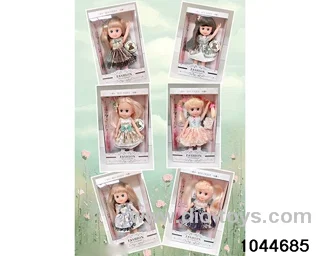 Fashion girl in window box