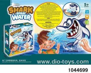 Shark water spray game in color box