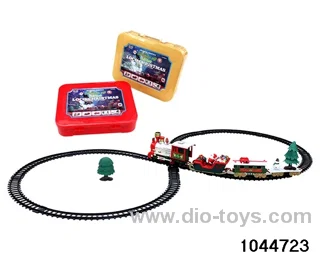Electric music track train in Plastic box