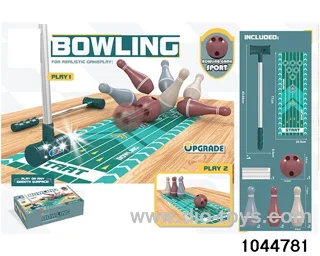 2 in 1, bowling (including 3 AG13 batteries) in display box