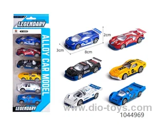 6PCS Simulation Alloy Dicast Car Display Case