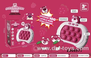pop it game machine in color box