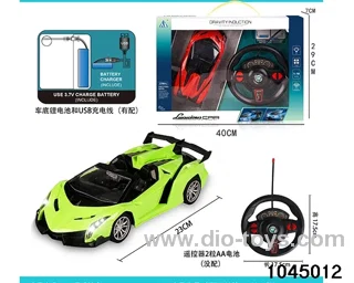 1:18 4 ch rc car with light/include battery