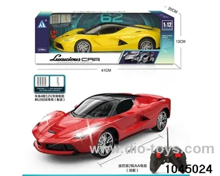 1:12 4 ch rc car with light/include battery