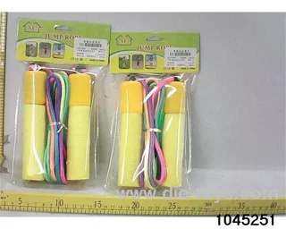 rope skipping in poly bag header