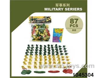 Military suit in PP bag with header
