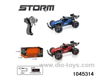 2.4G alloy RC vehicle (including battery) in display box