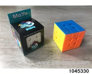 Rubik's cube in color box
