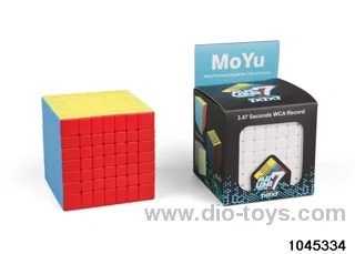 Rubik's cube in color box