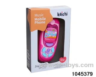 Cartoon phone in display box