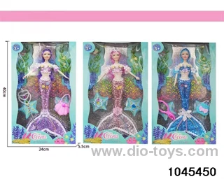 11.5-inch mermaid in window box