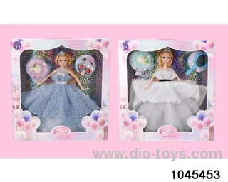 11.5-inch doll in window box
