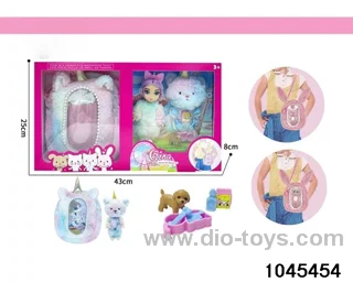 6 inch plush doll bag/unicorn in window box