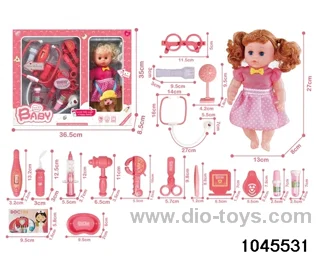 doll with doctor set