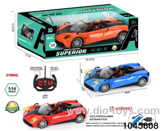 1:14 4 ch rc car with light/include battery