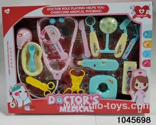 Tool set with light