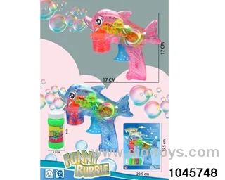 friction bubble gun with light