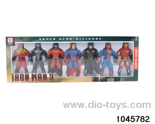 7pcs heros with light