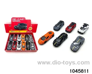12pcs 1:32 pull back alloy car