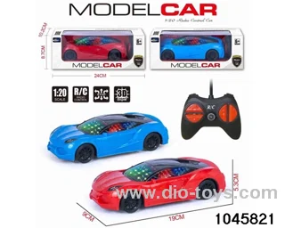 1:20 4 ch rc car with 3D light/not include battery
