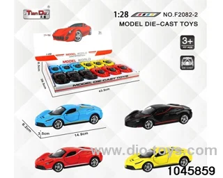 1:28 pull back alloy car