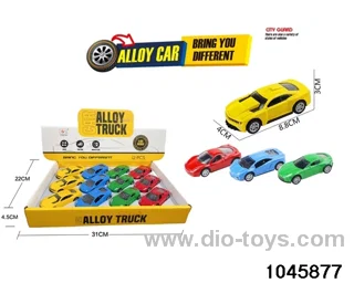 12pcs pull back alloy car