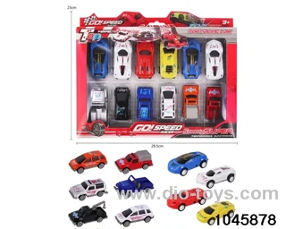 pull back car+free wheel toys