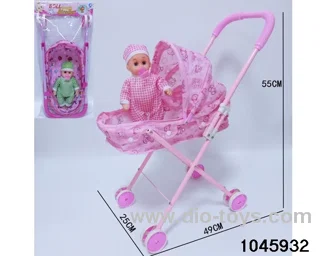 Doll with cart