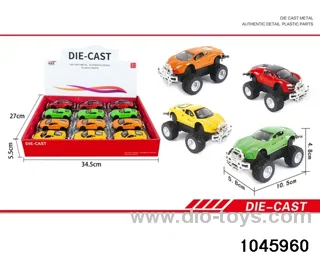 12pcs friction alloy car