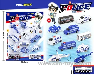 12pcs pull back car in Blister card