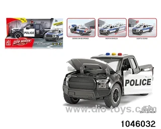Inertia car with sound lights in display box