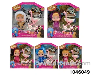6.5 inch doll set in window box