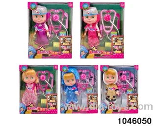 12 inch doll set in window box