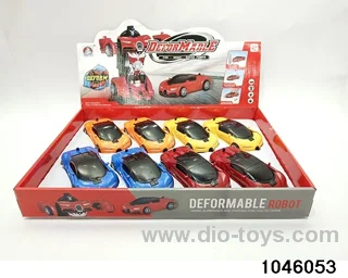 shape-shifting vehicle in display box