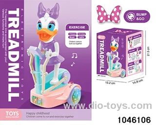Electric Lighted Musical Exercise Bike in color box