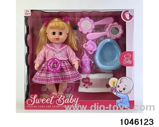 12 inch doll set in window box