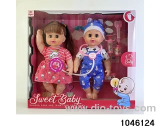 12 inch doll set in window box