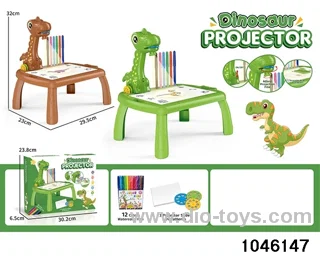 Dinosaur Projection Table in color box